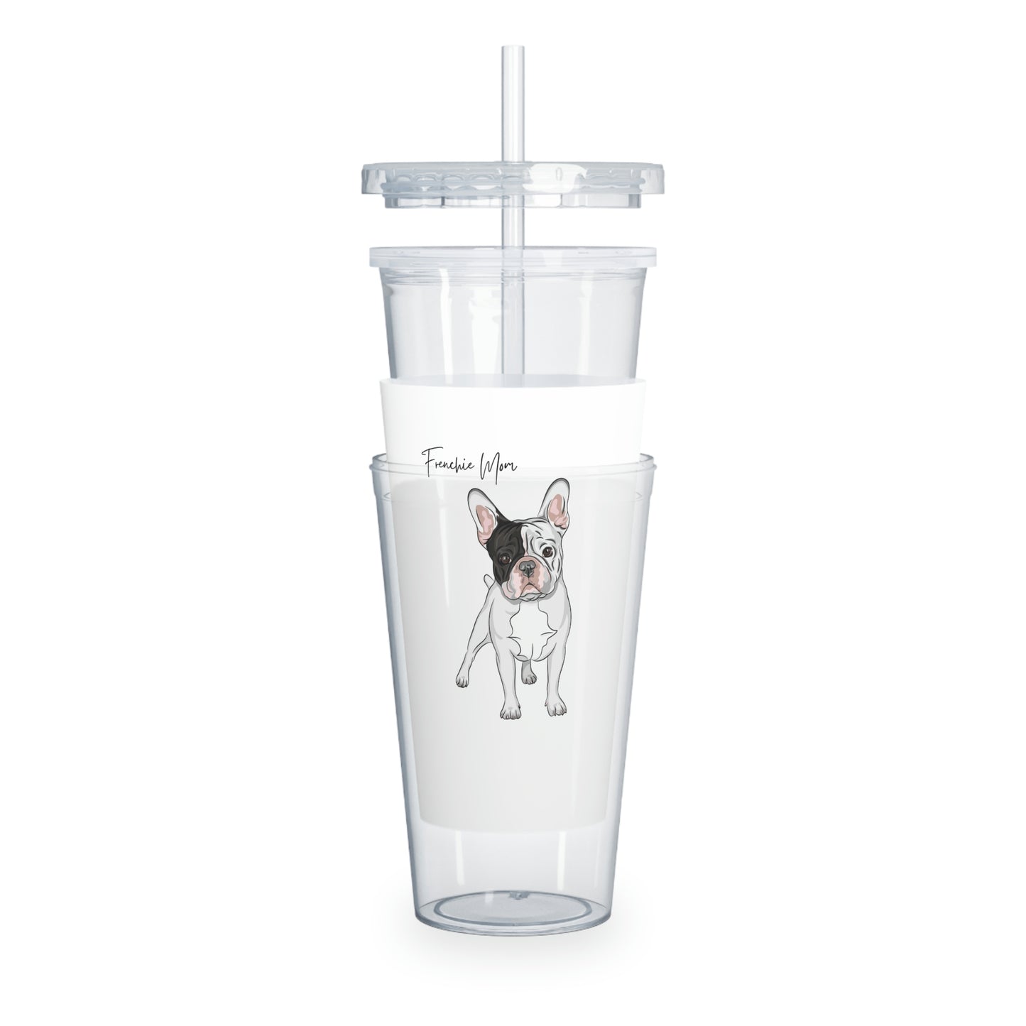 Plastic Tumbler with Straw