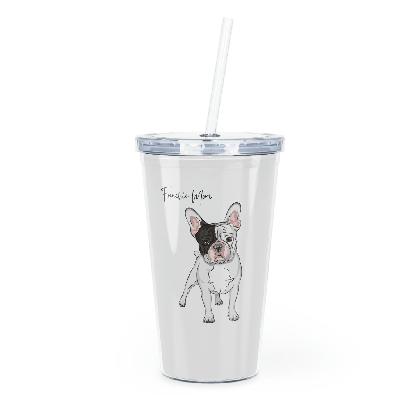 Plastic Tumbler with Straw